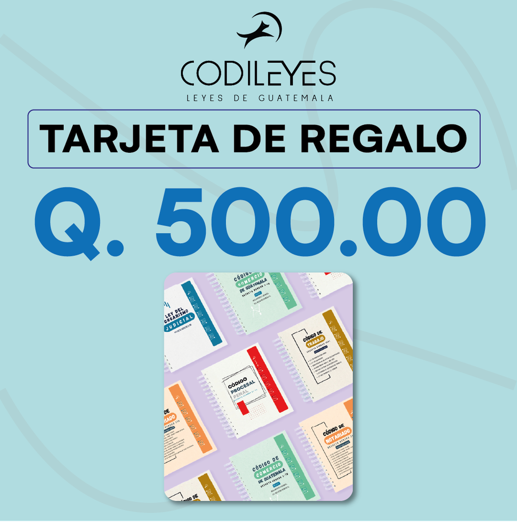 Tarjeta de regalo Q500