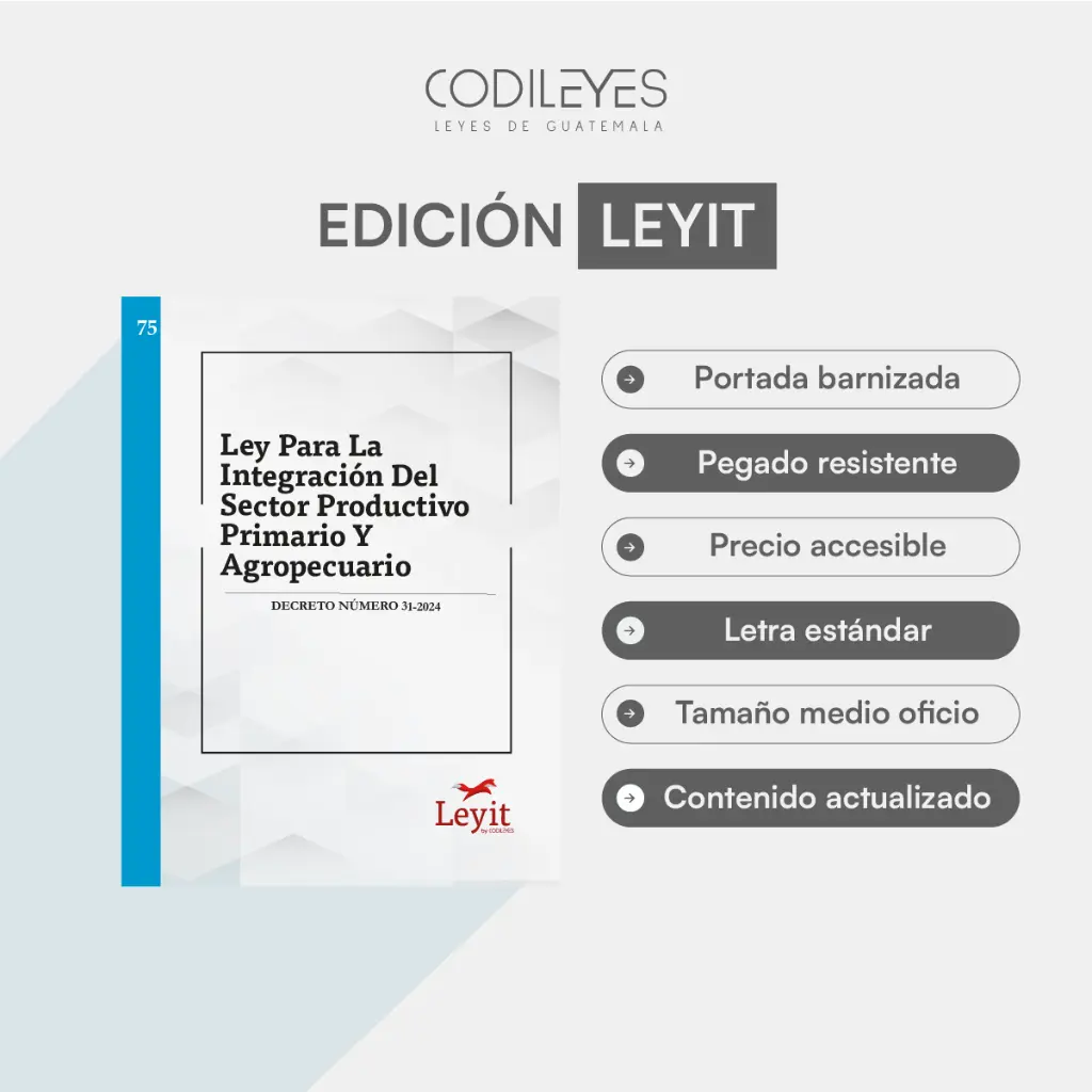 Admin-75 Ley Para La Integración Del Sector Productivo Primario Y Agropecuario