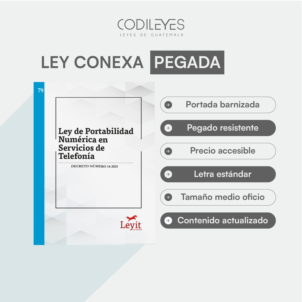 Admin-79 Ley de Portabilidad Numérica en Servicios de Telefonía
