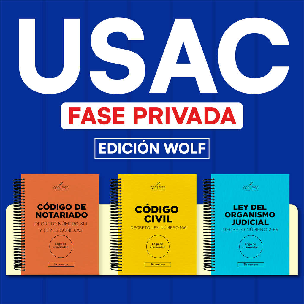 Fase Privada USAC - Edición Wolf 🐺 (Sin personalizar)
