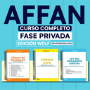 AFFAN - Paquete de 33 Leyes Fase Privada - Curso Completo (Wolf🐺❌ Sin Personalizar)