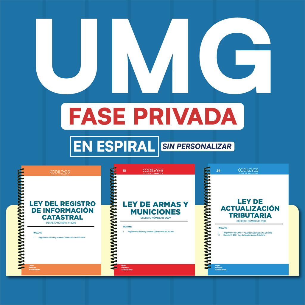 Fase Notarial UMG - Leyes En Espiral Sin Personalizar❌ 