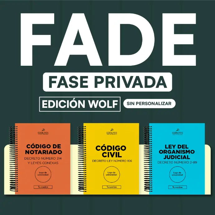 FADE - Paquete de 46 Leyes Fase Privada (Wolf🐺❌ Sin personalizar)