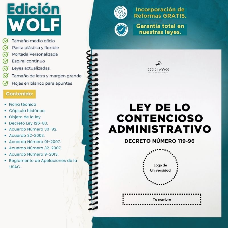 Ley De Lo Contencioso Administrativo + Leyes Anexas