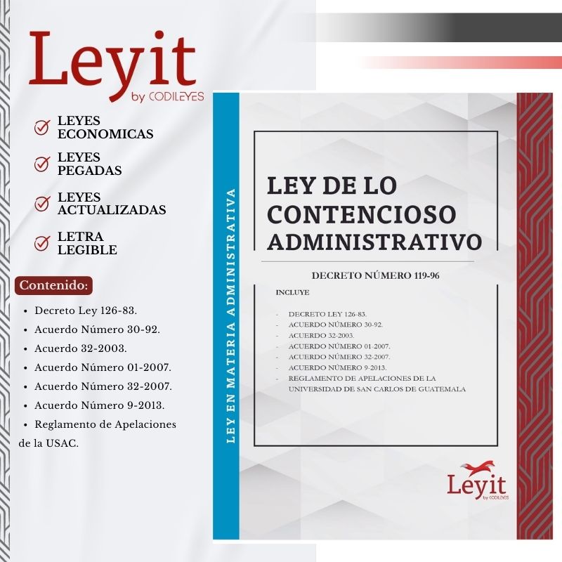 Ley De Lo Contencioso Administrativo + Leyes Anexas