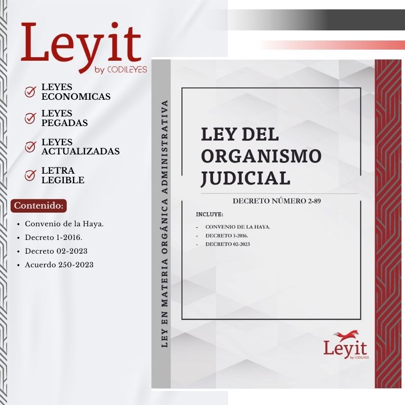 Ley Del Organismo Judicial 