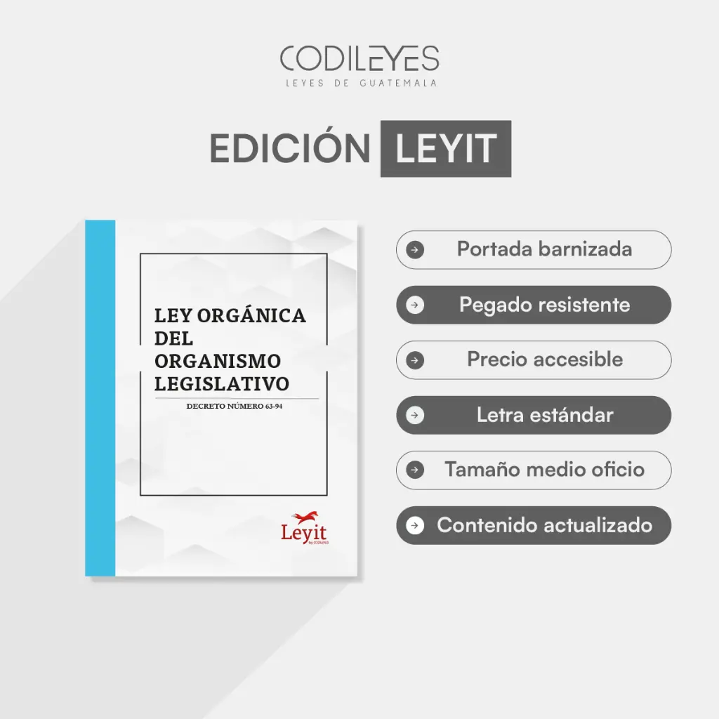 Ley Orgánica Del Organismo Legislativo