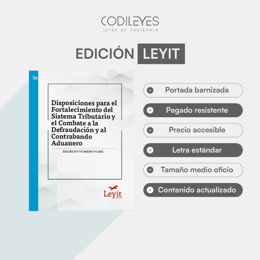 Admin-56 Disposiciones Para El Fortalecimiento Del Sistema Tributario Y El Combate A La Defraudación Y Al Contrabando