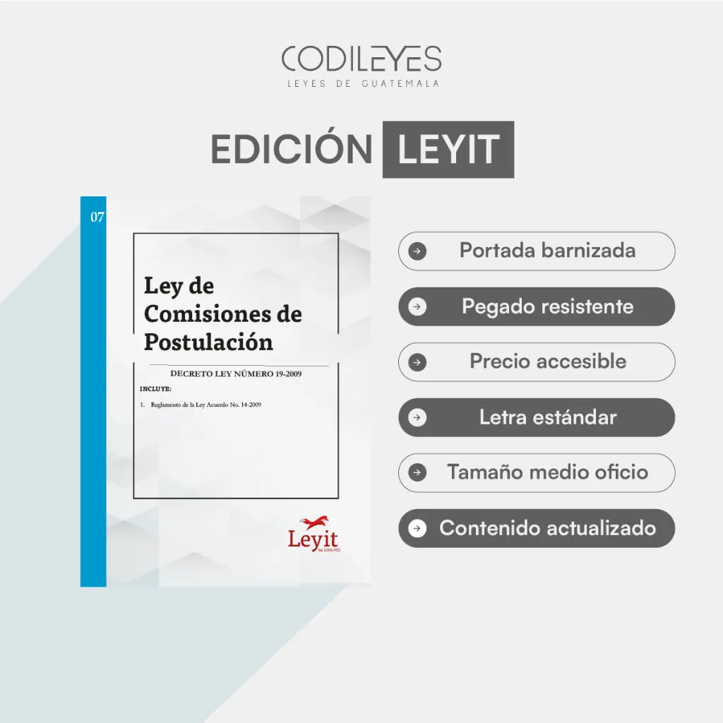 Admin-07 Ley De Comisiones De Postulación 