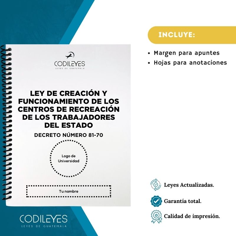 Admin-25 Ley De Creación Y Funcionamiento De Los Centros De Trabajo De Recreación De Los Trabajadores Del Estado