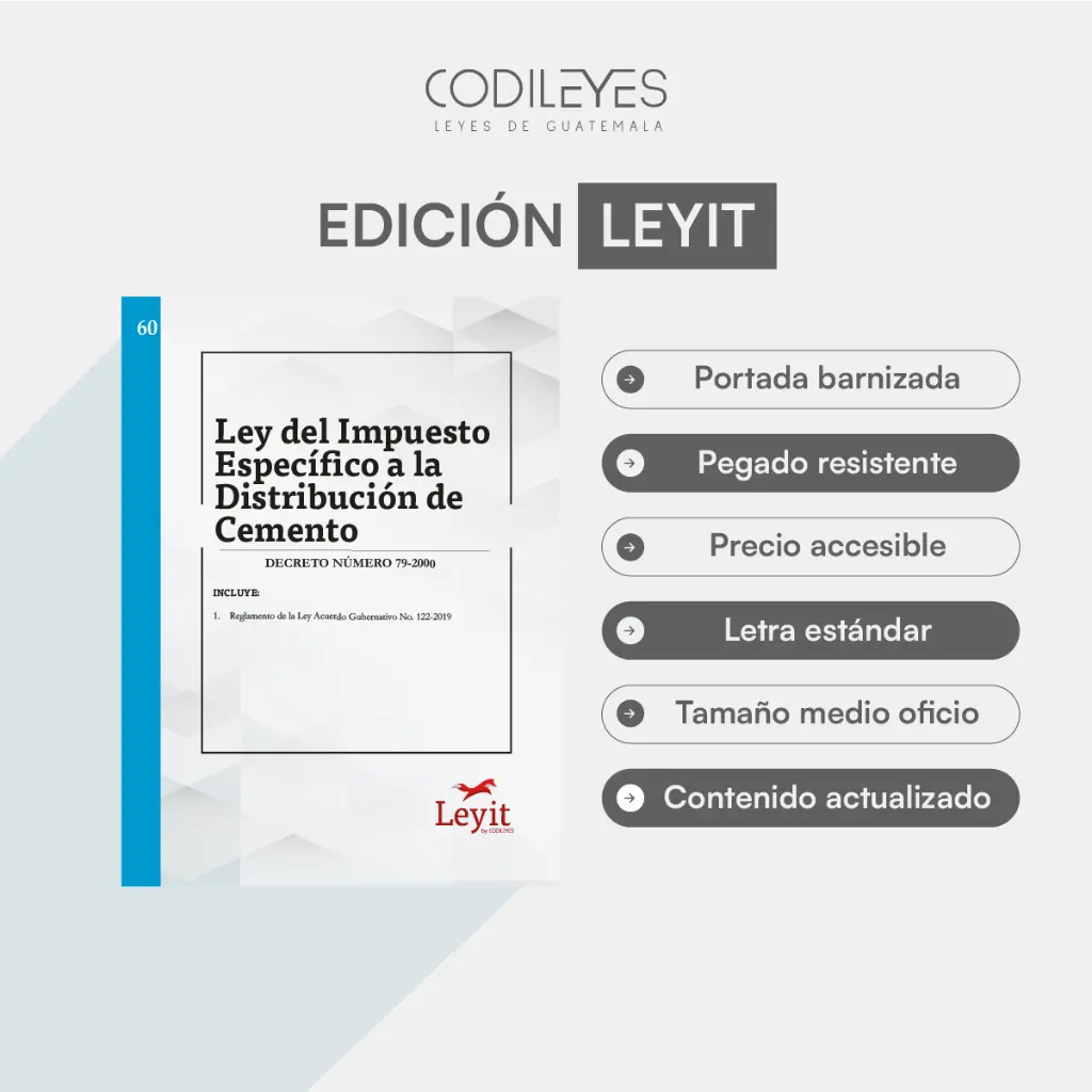 Admin-60 Ley Del Impuesto Específico A La Distribución De Cemento 