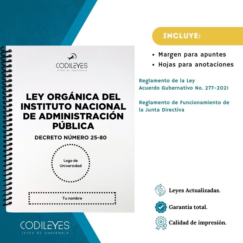 Admin-52 Ley Orgánica Del Instituto De Administración Pública 