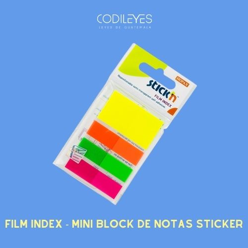 Film Index - Mini Block De Notas Sticker (24)