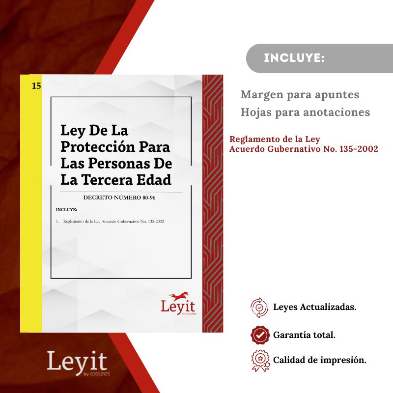 Civ-15 Ley De La Protección Para Las Personas De La Tercera Edad 