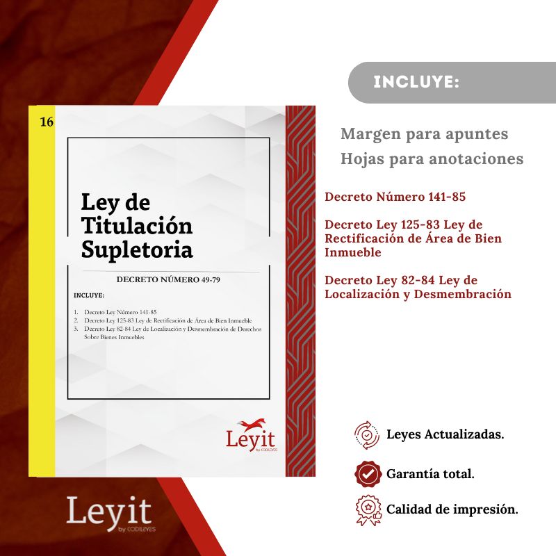 Civ-16 Ley De Titulación Supletoria 