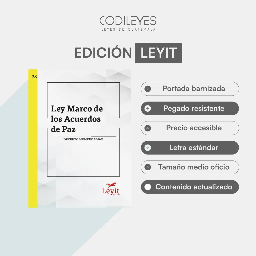 Civ-28 Ley Marco De Los Acuerdos De Paz 
