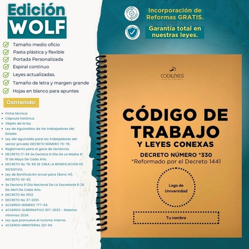 Código De Trabajo + Leyes Anexas