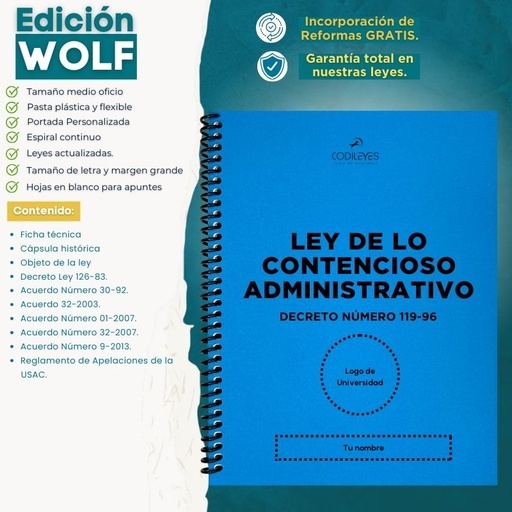 Ley De Lo Contencioso Administrativo + Leyes Anexas