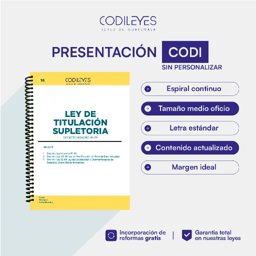 Civ-16 Ley De Titulación Supletoria 