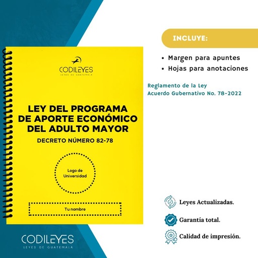 Civ-21 Ley Del Programa De Aporte Económico Del Adulto Mayor