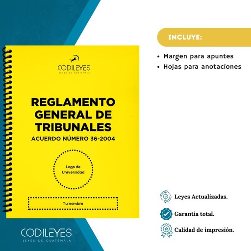 Civ-25 Reglamento General De Tribunales