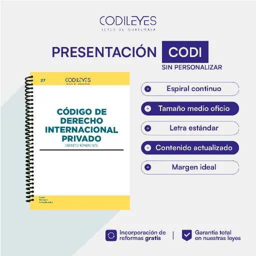 Civ-27 Código De Derecho Internacional Privado