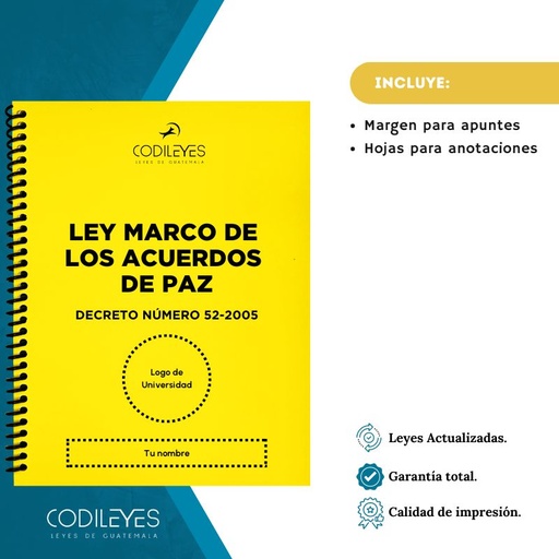 Civ-28 Ley Marco De Los Acuerdos De Paz 