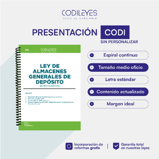 Merc-04 Ley De Almacenes Generales De Depósito