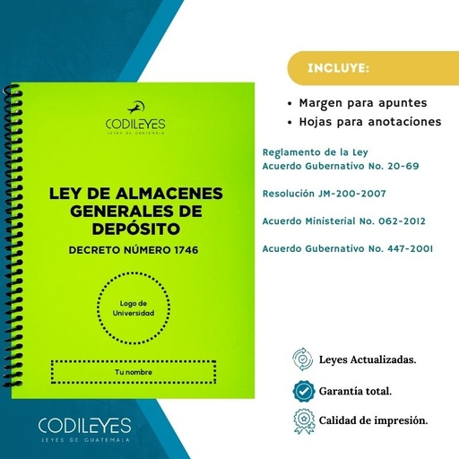 Merc-04 Ley De Almacenes Generales De Depósito
