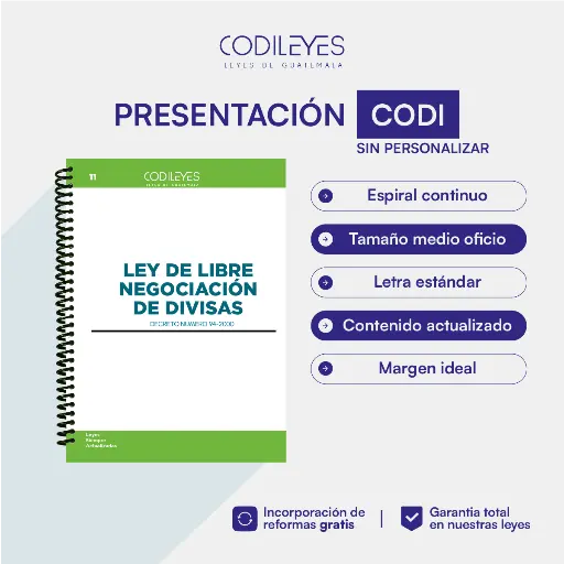 Merc-11 Ley De Libre Negociación Divisas