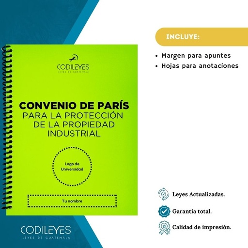Merc-13 Convenio De Paris Para La Protección De La Propiedad Industrial