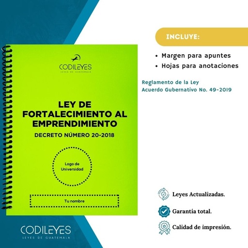 Merc-16 Ley De Fortalecimiento Al Emprendimiento