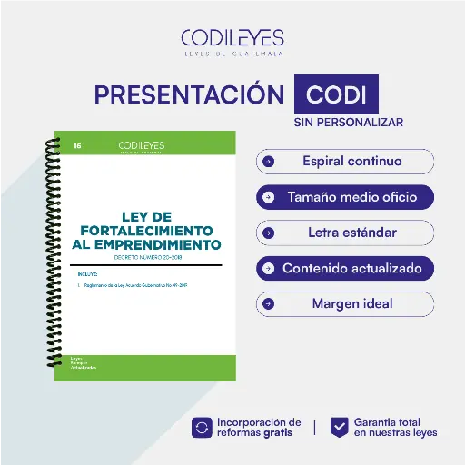 Merc-16 Ley De Fortalecimiento Al Emprendimiento