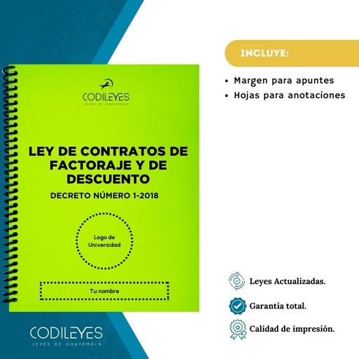 Merc-17 Ley De Los Contratos De Factoraje Y De Descuento 