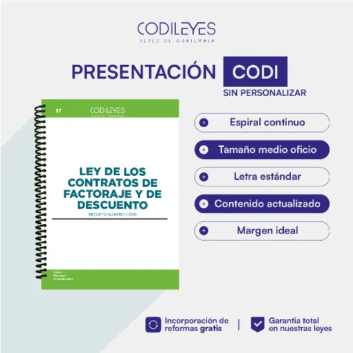 Merc-17 Ley De Los Contratos De Factoraje Y De Descuento 