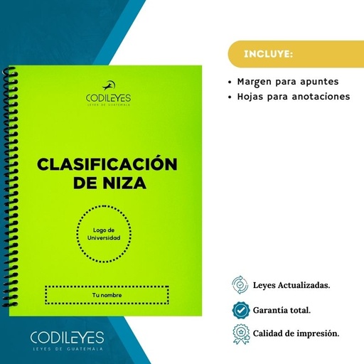 Merc-18 Clasificación Internacional De Niza