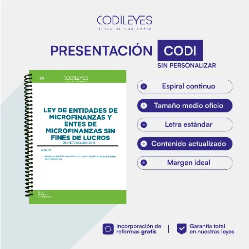 Merc-25 Ley De Entidades De Microfinanzas Y De Entes De Microfinanzas Sin Fines De Lucro