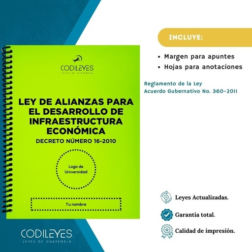 Merc-29 Ley De Alianzas Para El Desarrollo De Infraestructura Económico