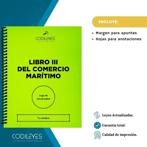 Merc-30 Libro III Del Comercio Marítimo - Parte Vigente Del Código De Comercio Anterior