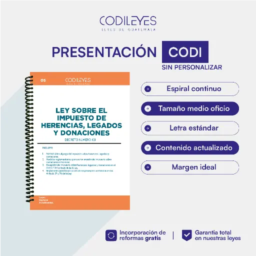 Not-05 Ley Sobre El Impuesto De Herencias Legados Y Donaciones