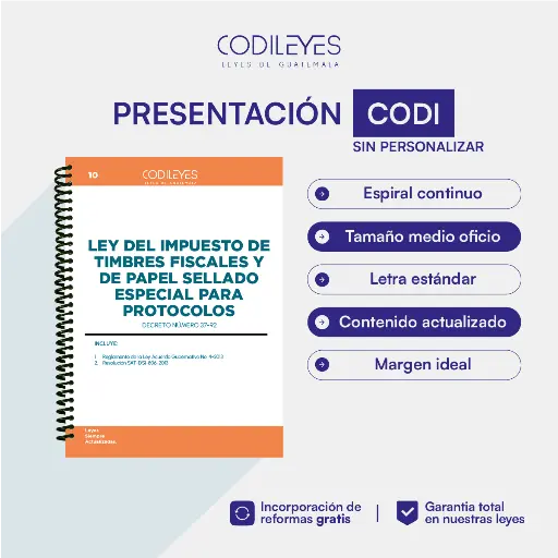 Not-10 Ley Del Impuesto De Timbres Fiscales Y De Papel Sellado Especial Para Protocolos