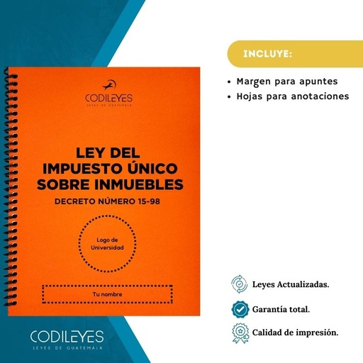 Not-11 Ley Del Impuesto Único Sobre Inmuebles -IUSI-