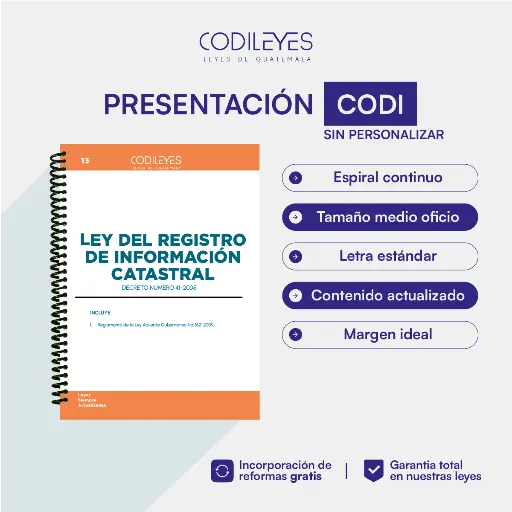 Not-13 Ley Del Registro De Información Catastral -RIC-