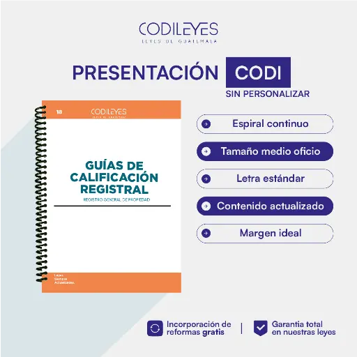 Not-18 Guías Registrales Del Registro General De La Propiedad