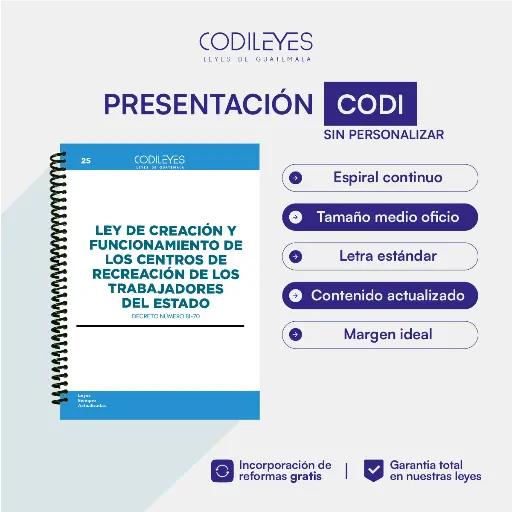 Admin-25 Ley De Creación Y Funcionamiento De Los Centros De Trabajo De Recreación De Los Trabajadores Del Estado