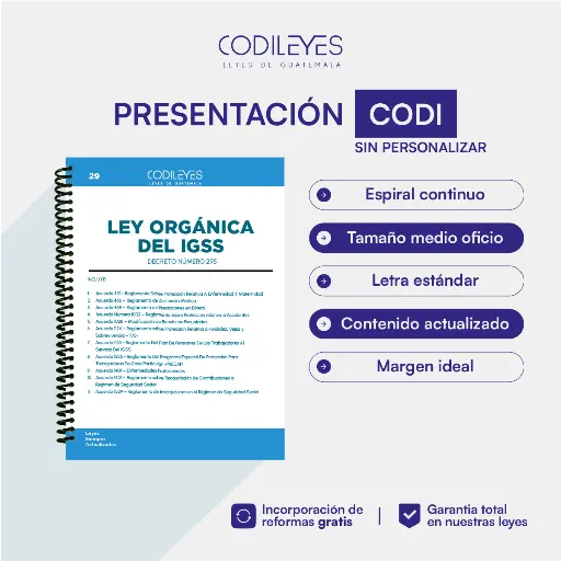 Admin-29 Ley Orgánica Instituto Guatemalteco De Seguridad Social -IGSS- 