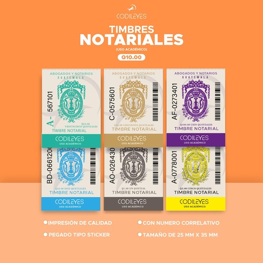 Unidad de Timbre Notarial