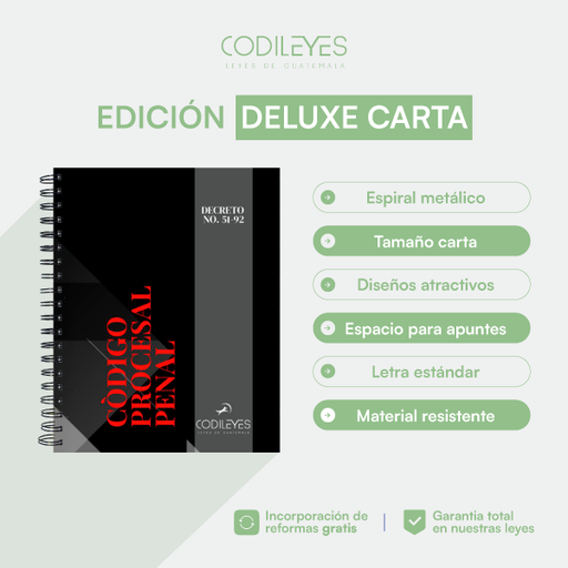 Código Procesal Penal (Deluxe Carta)  