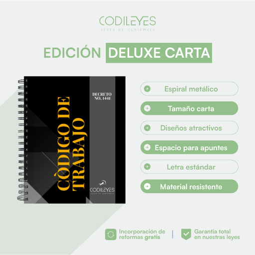 Código de Trabajo (Deluxe Carta)  