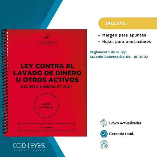 Pen-04 Ley Contra El Lavado De Dinero U Otros Activos